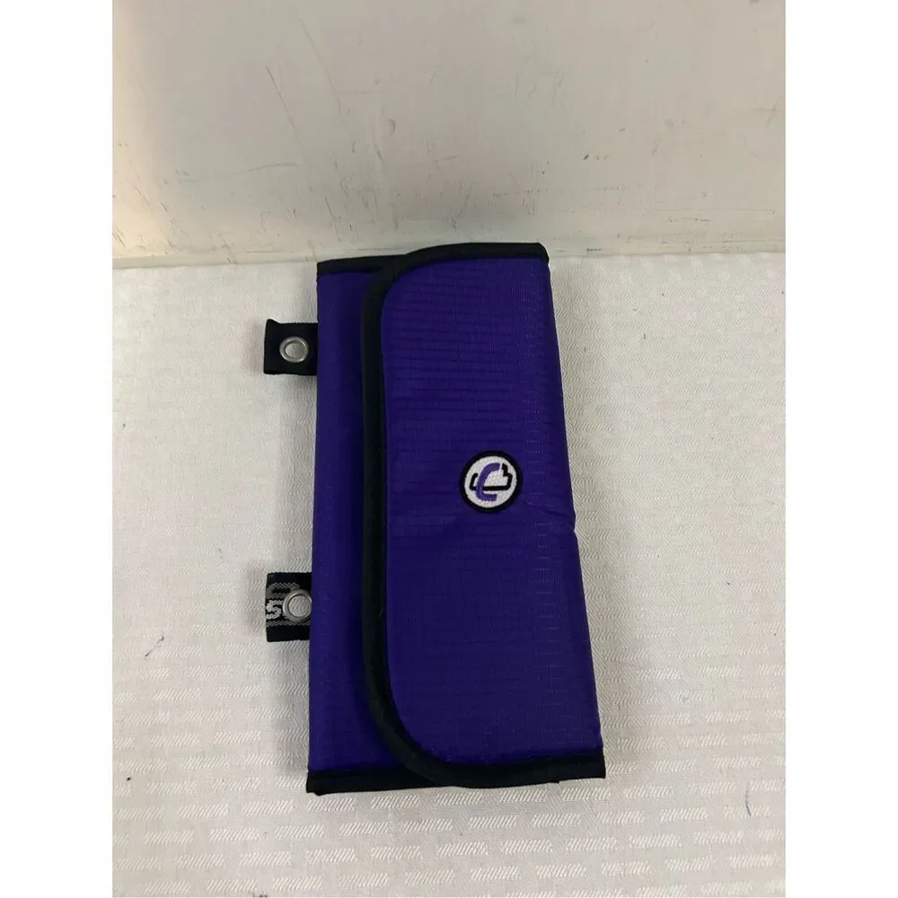 Case it nylon pencil pen holder for notebook purple‎
